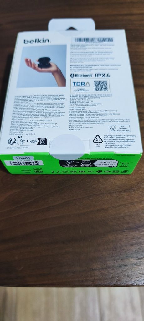 Auriculares Belkin SoundForm Bolt