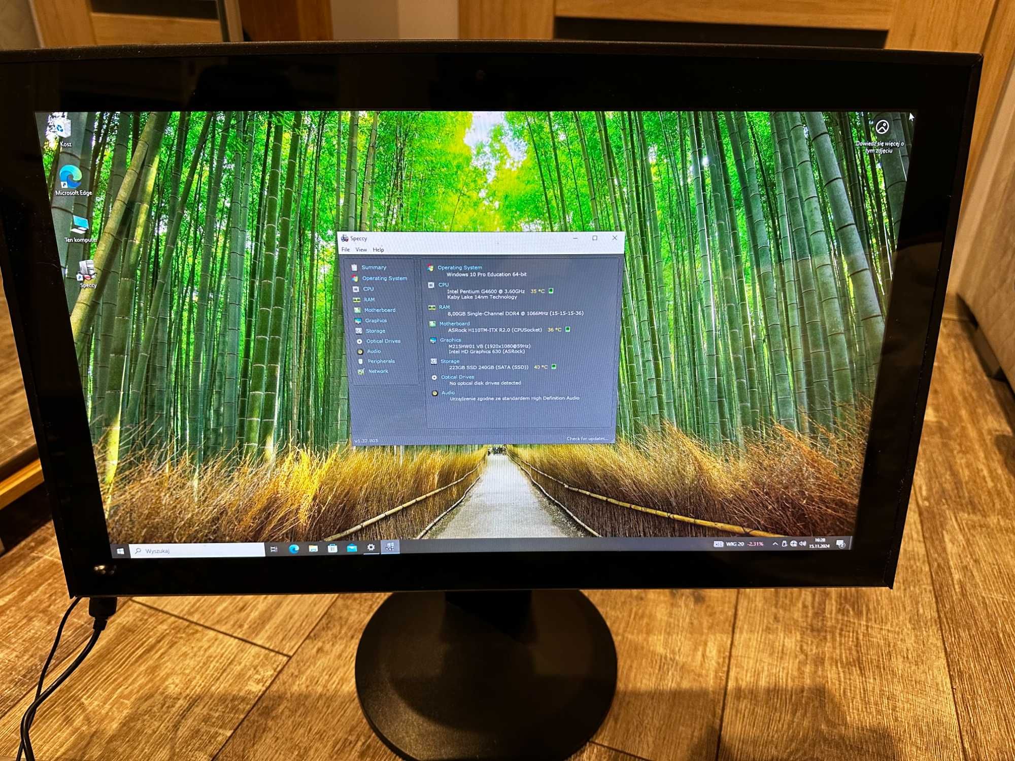 Komputer all in one, windows 10, 8 GB Ram, dysk SSD