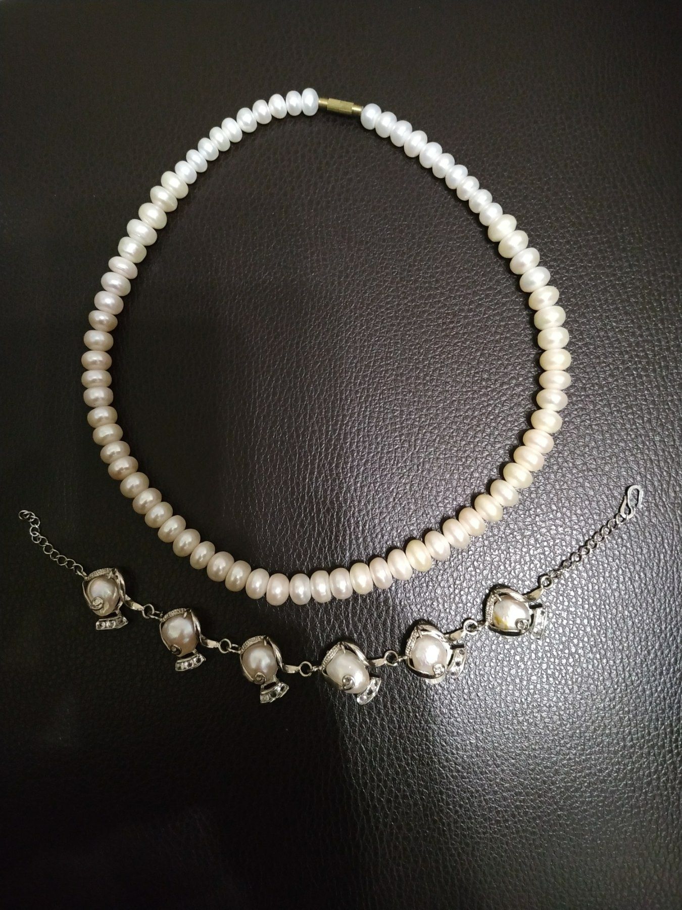 Ожерелье из натурального (речного) жемчуга