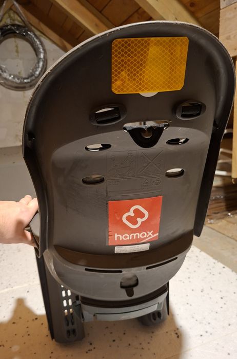 Fotelik rowerowy HAMAX Siesta (ciemnoszary) + MOCOWANIE