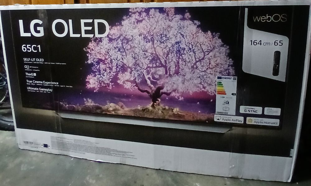 OLED lg C1 65" 1,65m Smart TV 4k ultra HD faço entrega incluída no val