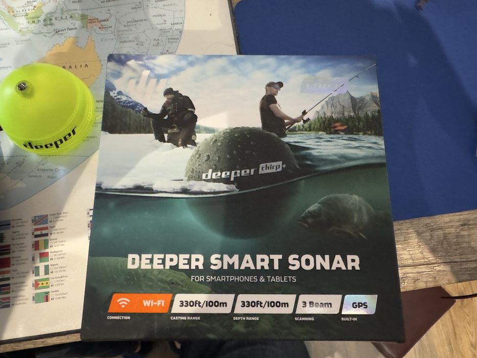 Echosonda Deeper Chirp+ z dodatkami- stan idealny