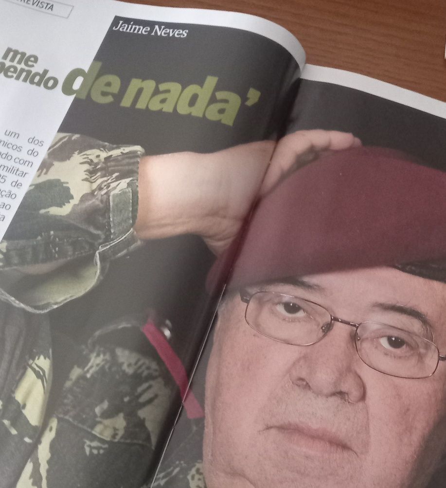 comandante Jaime Neves em capa, revista e conteúdos 2009