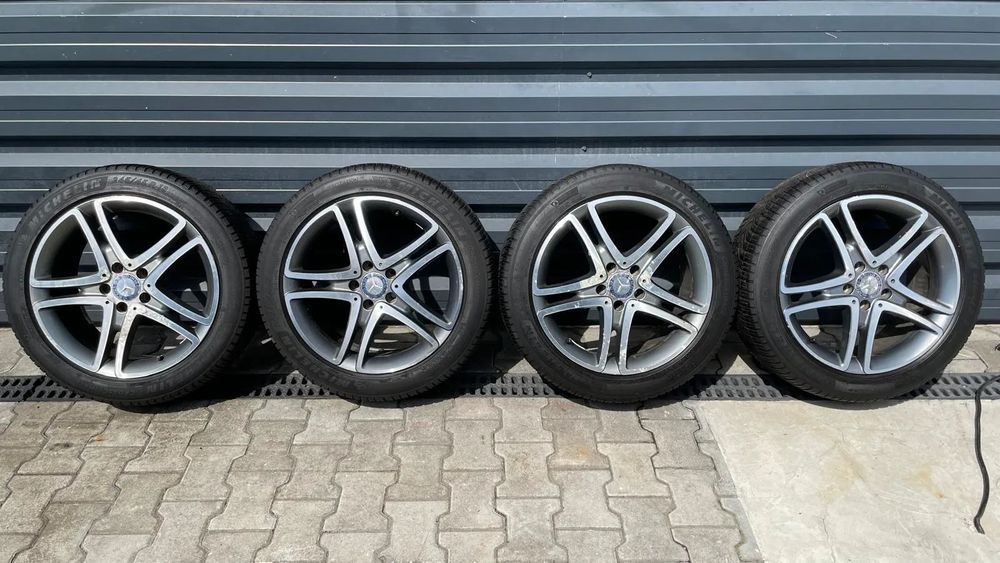 MERCEDES S W221 KOŁA FELGI OPONY ZIMA 245/45/18 A2224011900 8Jx18 ET41