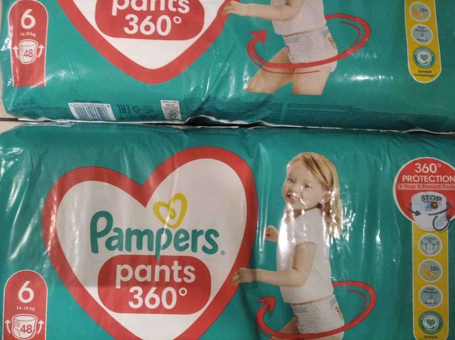 2x Pampers pants 6