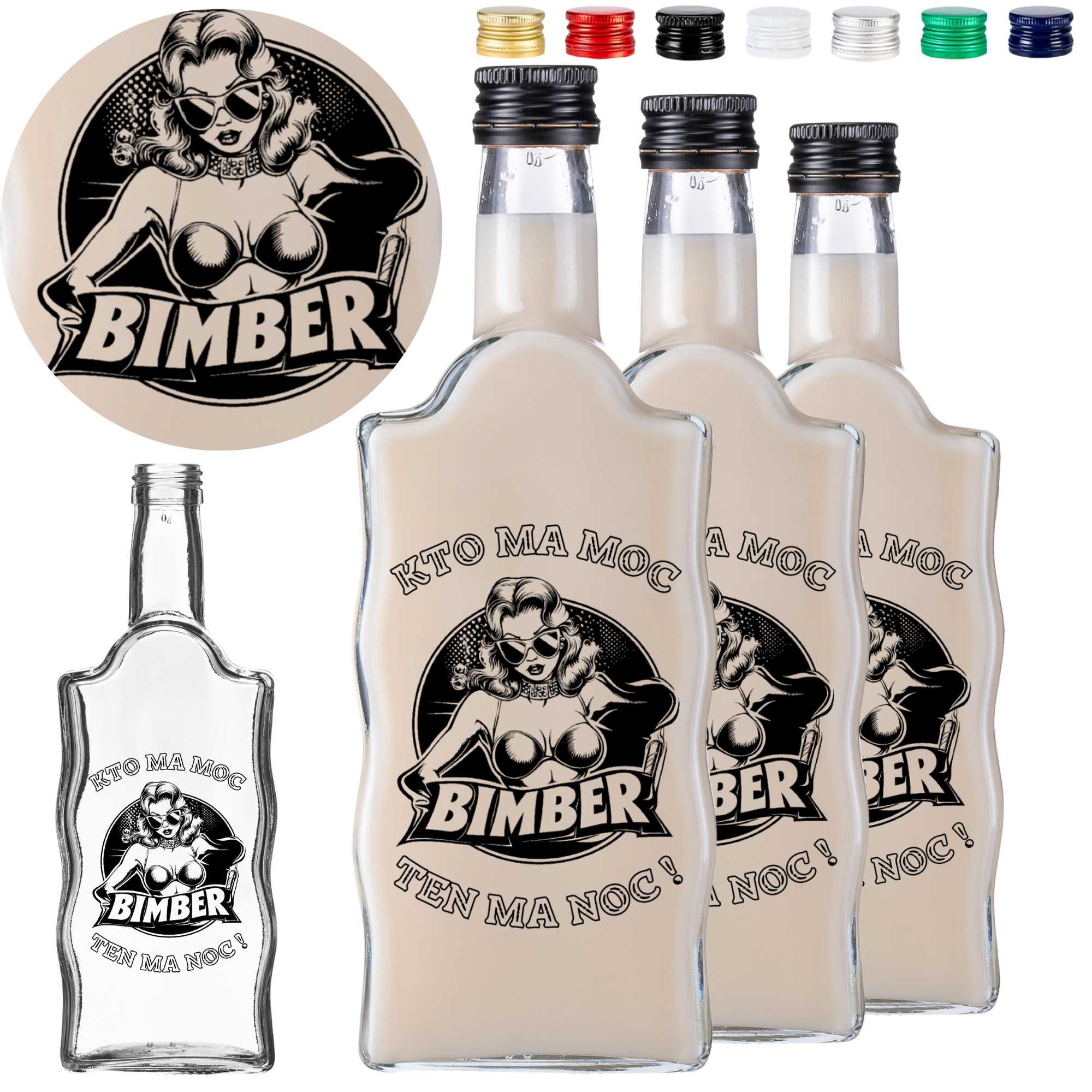 5x Butelka Warta 500 ml ,Butelki Szklane, Tanie Butelki na BIMBER