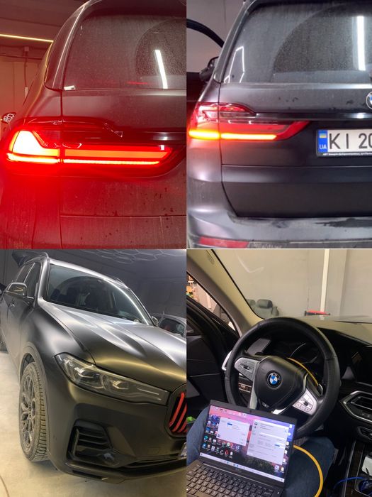 Переделка поворотов фонарей под европу