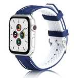 Beline pasek Apple Watch Solid Silicone42/44/45/49mm granatowo-biał