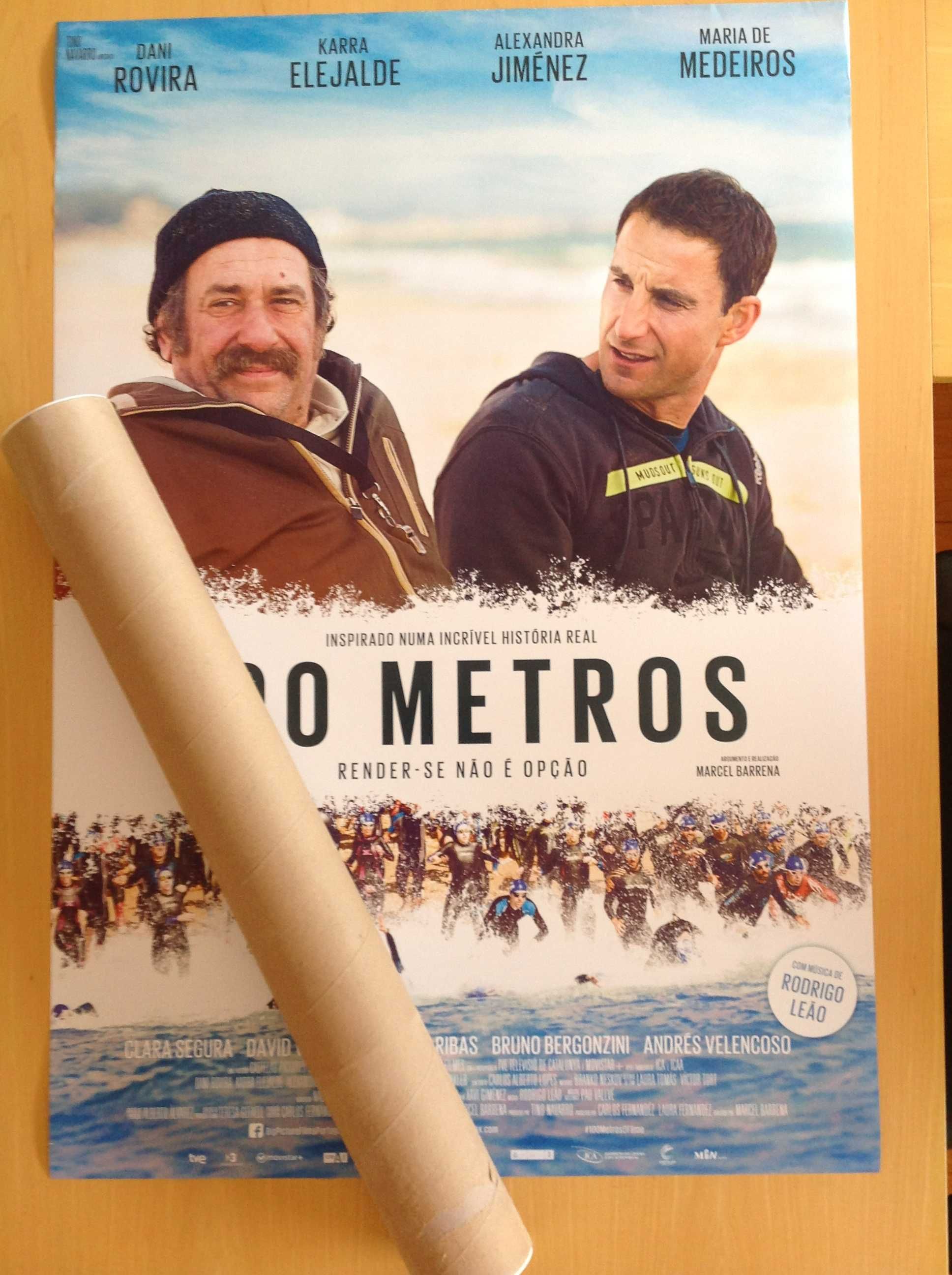 Poster original do filme 100 Metros (portes incluídos no preço)