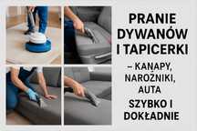 Pranie dywanów i tapicerki – dom, biuro, samochód