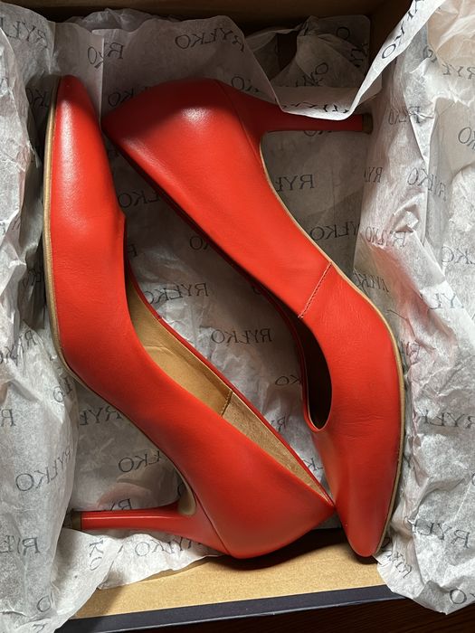 Szpilki czerwone Rylko 38,5