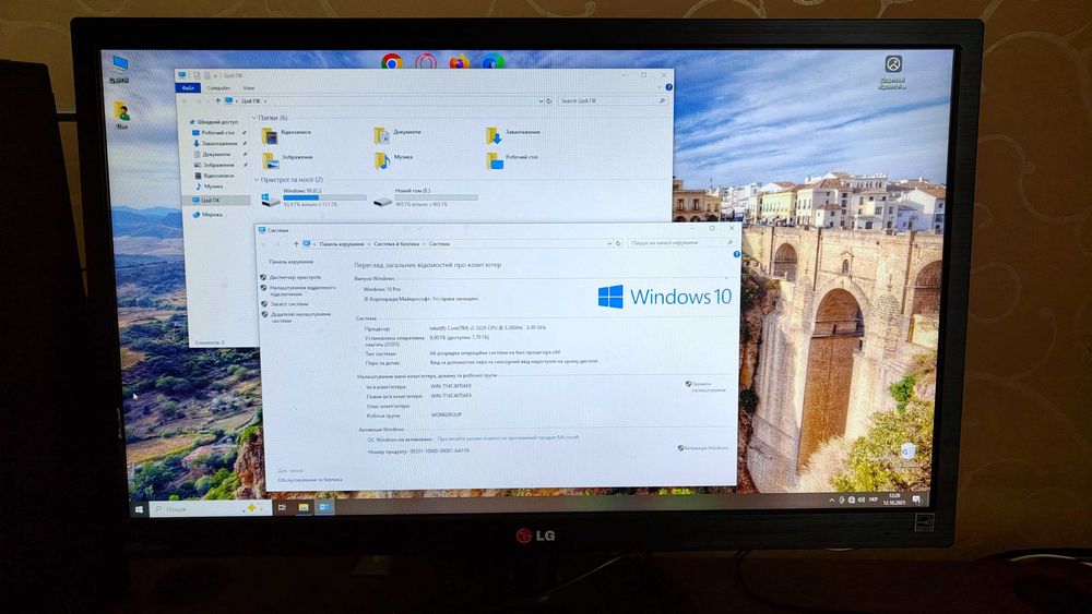 Системний блок ПК Intel Core i3 3220  GT 740) ОЗУ 8gb SSD-128 + 500Gb