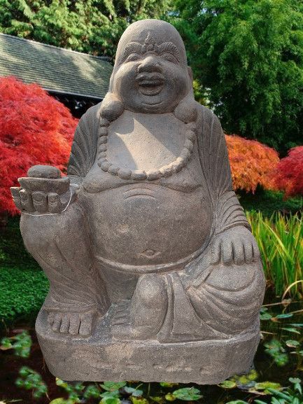 Rzeźba Budda, Roześmiany Budda, Fat & Happy Buddha - Kamień H105cm