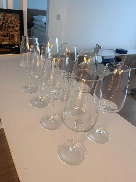 Conj de copos para vinho -  8 unidades