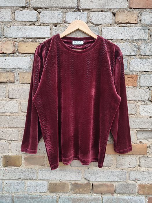 Damska bluzka welurowa