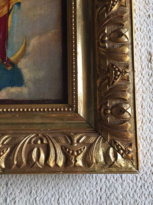 Pintura Antiga Religiosa -- N.S. Conceição  Séc.19