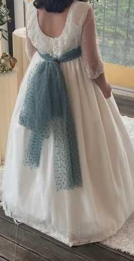 Vestido de primeira comunhão menina