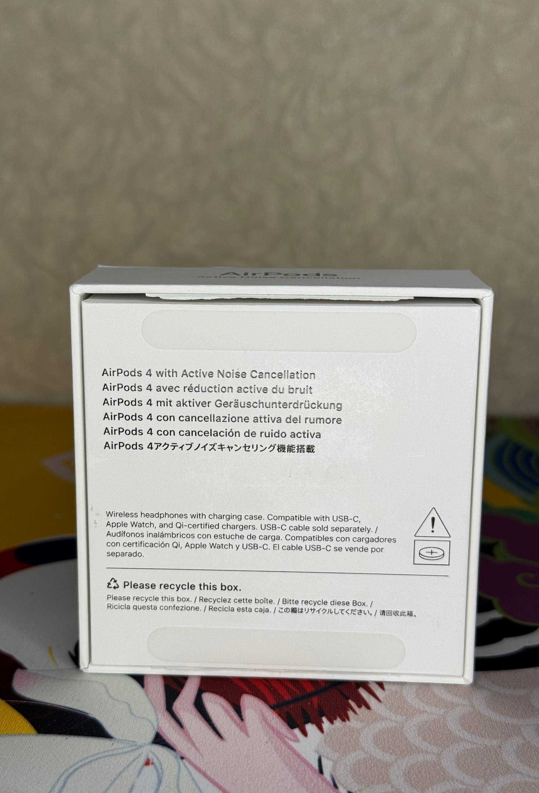 Навушники Apple AirPods 4 with Active Noise Cancellation MXP93LL/A