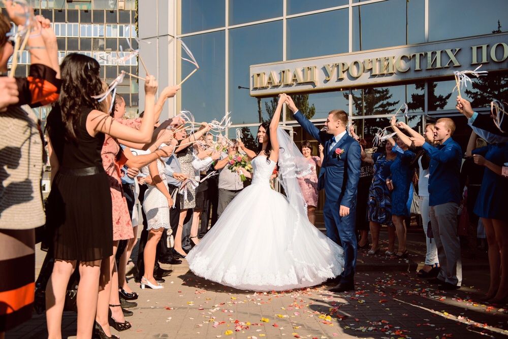 свадебное платье