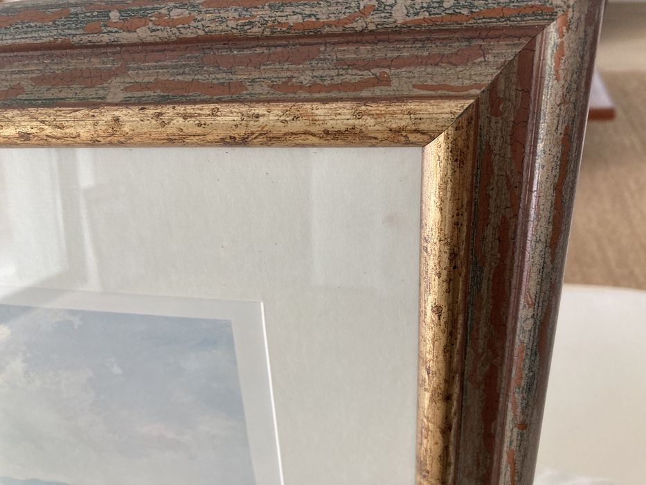 Gravura com tema de golfe com as medidas76x57