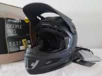 Kask rowerowy fullface Giro Disciple Mips Black Mat L 57-59cm