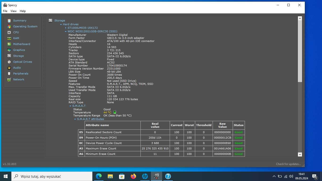 Laptop Elitebook 745 G3 AMD A10+GPU/8GB/W10 SSD.128+HDD.1TB