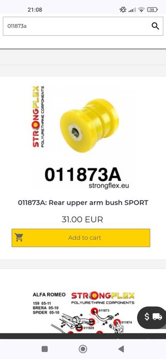 Strongflex alfa romeo