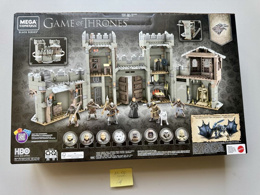 Zamek Winterfell Mega Construx GMN75 Game of Thrones Gra o Tron
