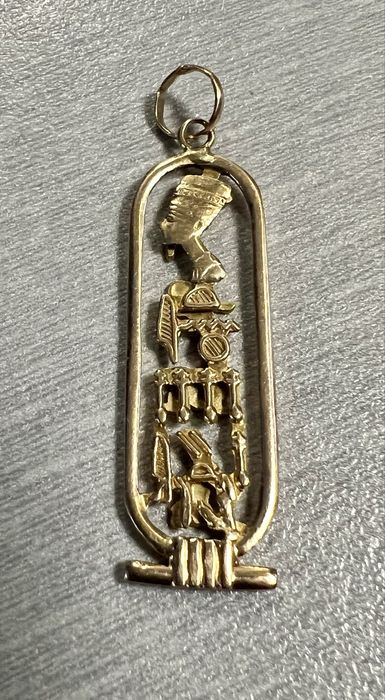 Złoto 750,zawieszka starożytny Egipt