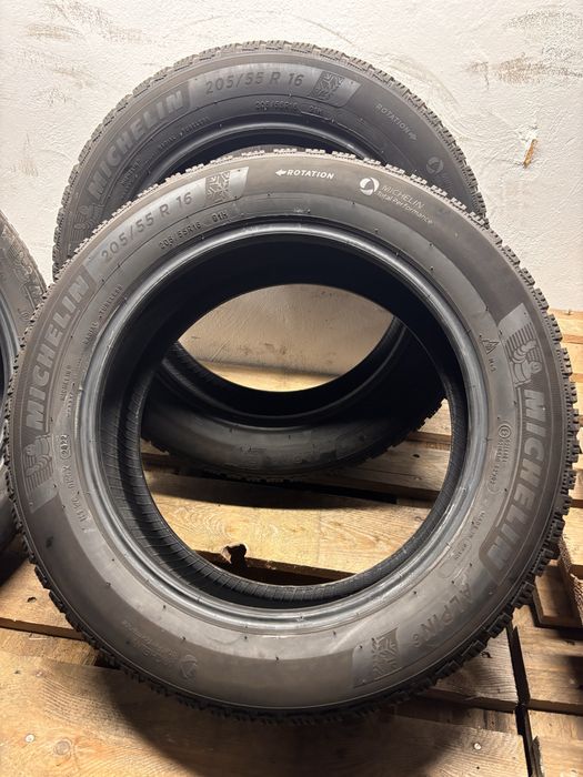 205/55/16 Michelin Alpin 6 2022r 6,3 mm Para Komplet Opony zimowe