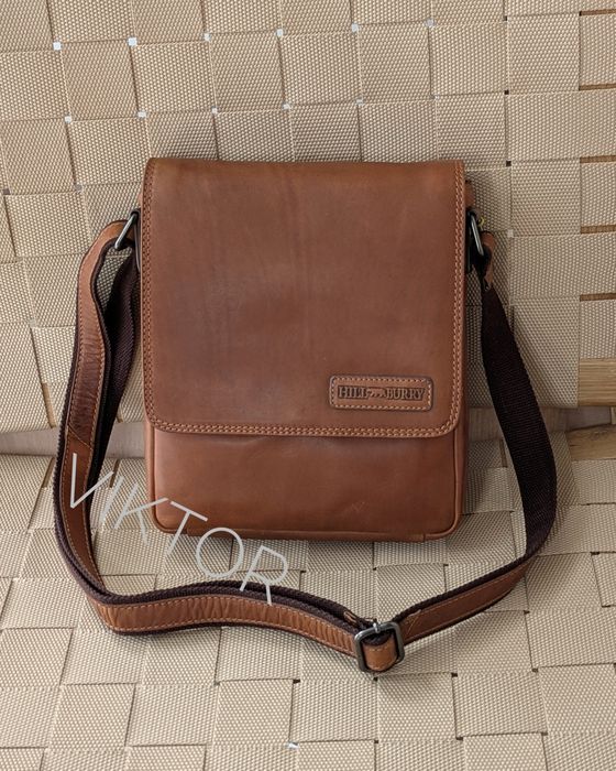 Мужская кожаная сумка Hill Burry 3161. Германия. Шкіряна сумка