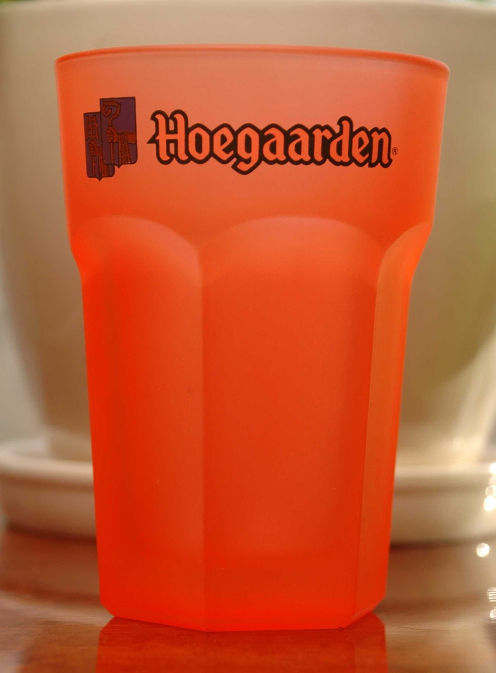 Hoegaarden Fluo пивной бокал зелёный редкий Бельгия 1 шт.