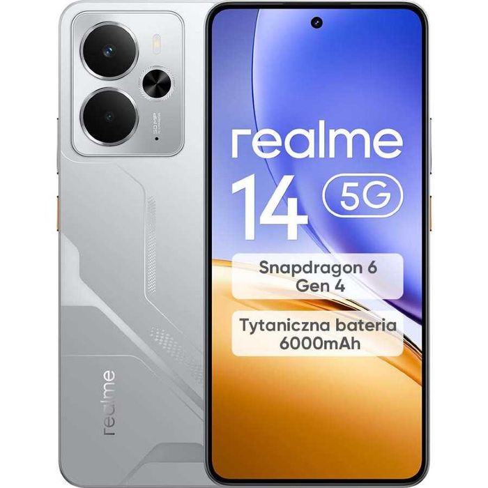 realme 14 5G 12/256 GB Amoled 6000mAh OIS 45W IP69 Outlet (PL)