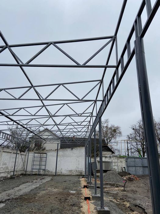 Металоконструкції  Ангари Цехи Склад  Зварювальні роботи