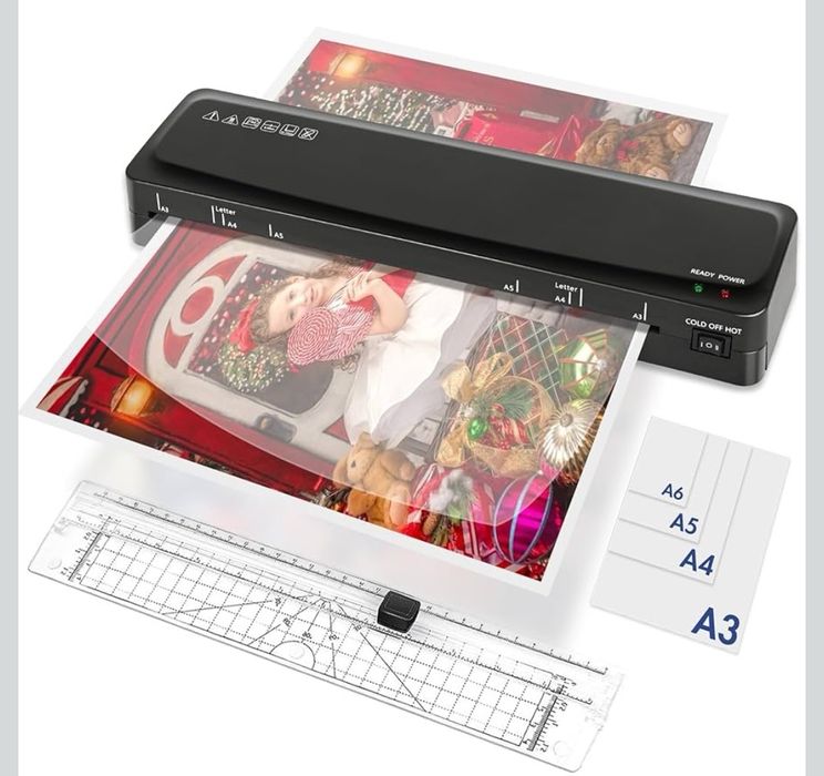 Laminator A3 z obcinarką do papieru na gorąco i zimno bardzo szybki