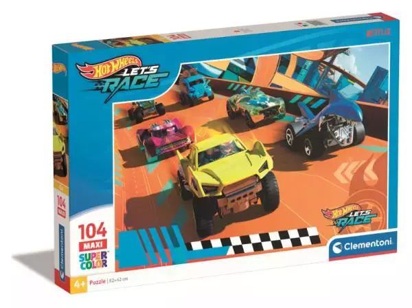 Clementoni Puzzle 104el Maxi Hot Wheels 25762. Clementoni