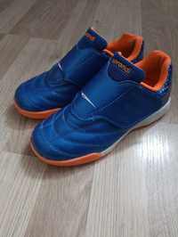 Niebieskie neonowe obuwie sportowe halówki adidasy Sprandi 33