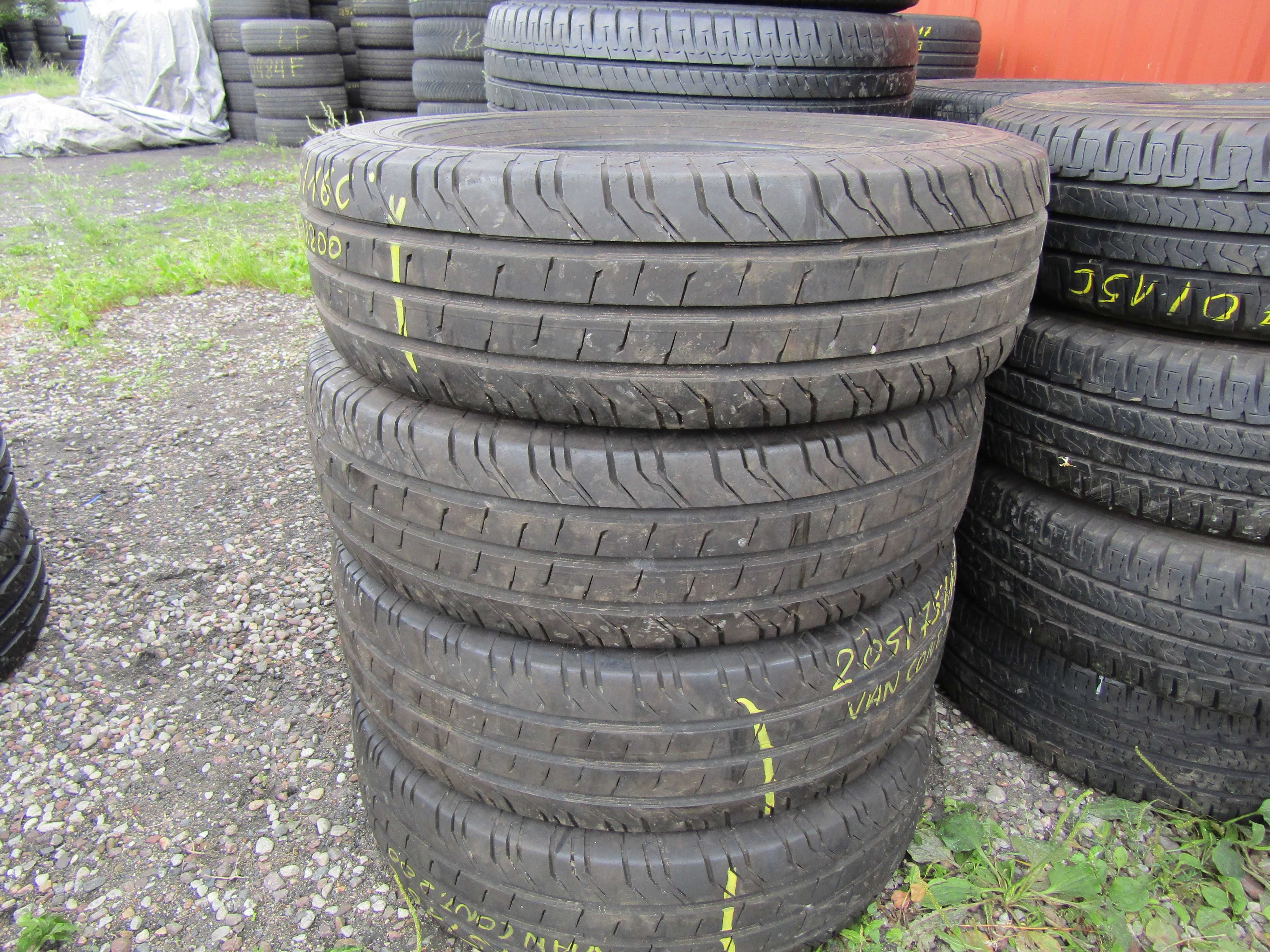 205/75r16C Continental CONTIVANCONTACT 200 4szt 8.5mm 113R