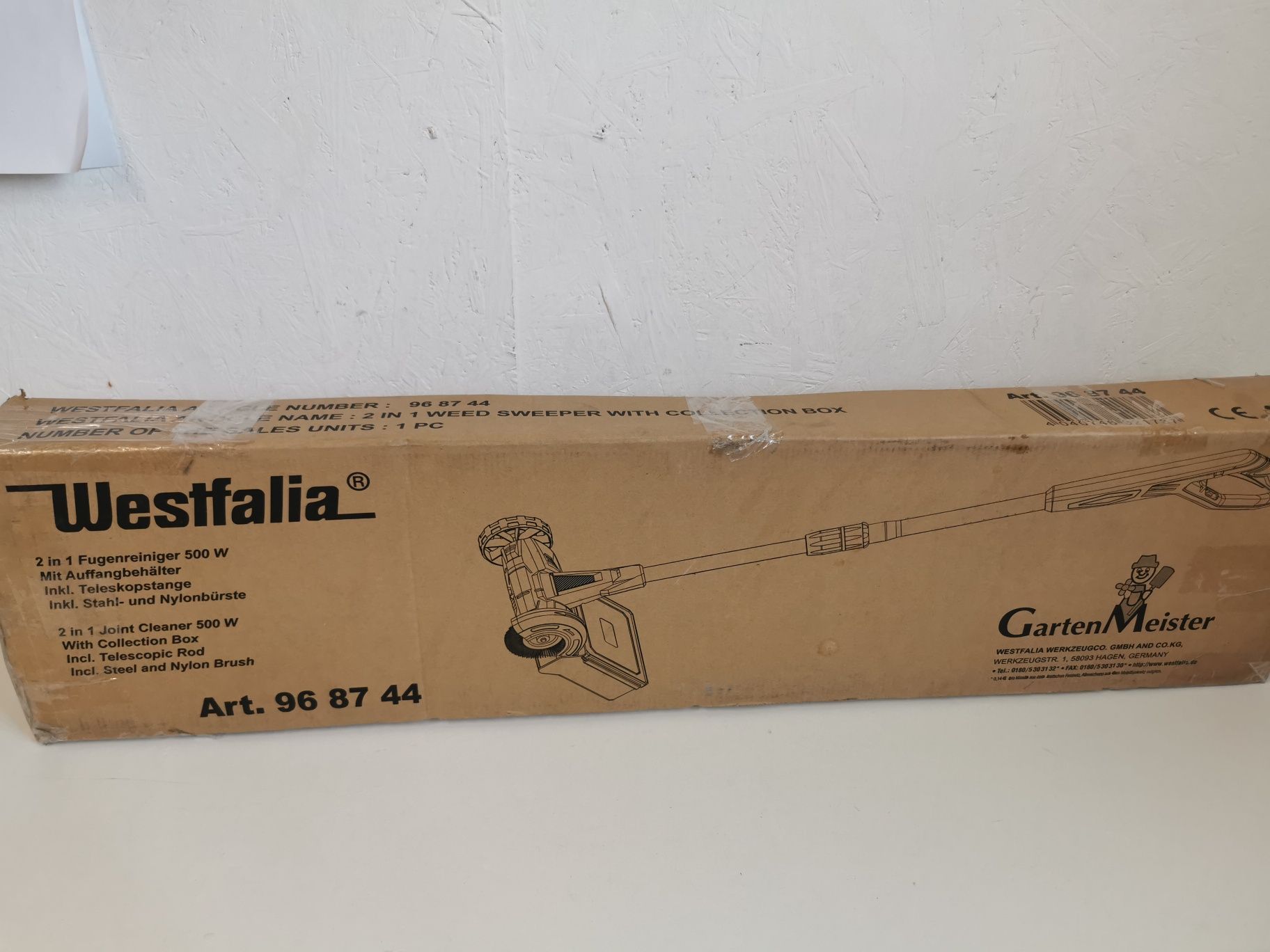 Elektroniczna czyszczarka szczotka do czyszczenia fug kostki  GartenM