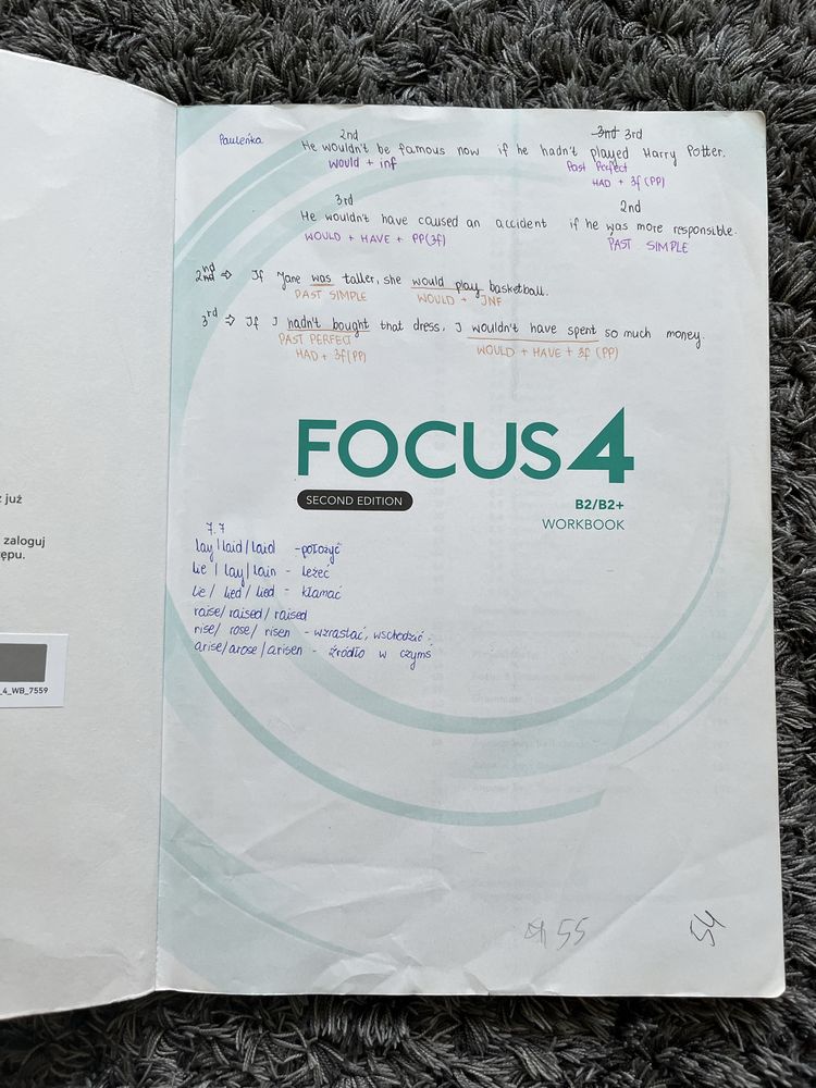 Focus 4 second edition workbook