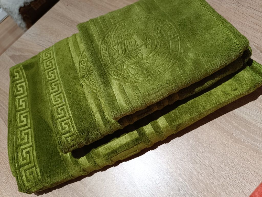 Ręczniki Versac nowe 3szt komplet mikrofibra