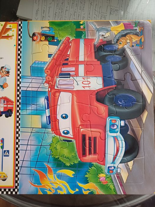 Книжка-пазл Тачки 6