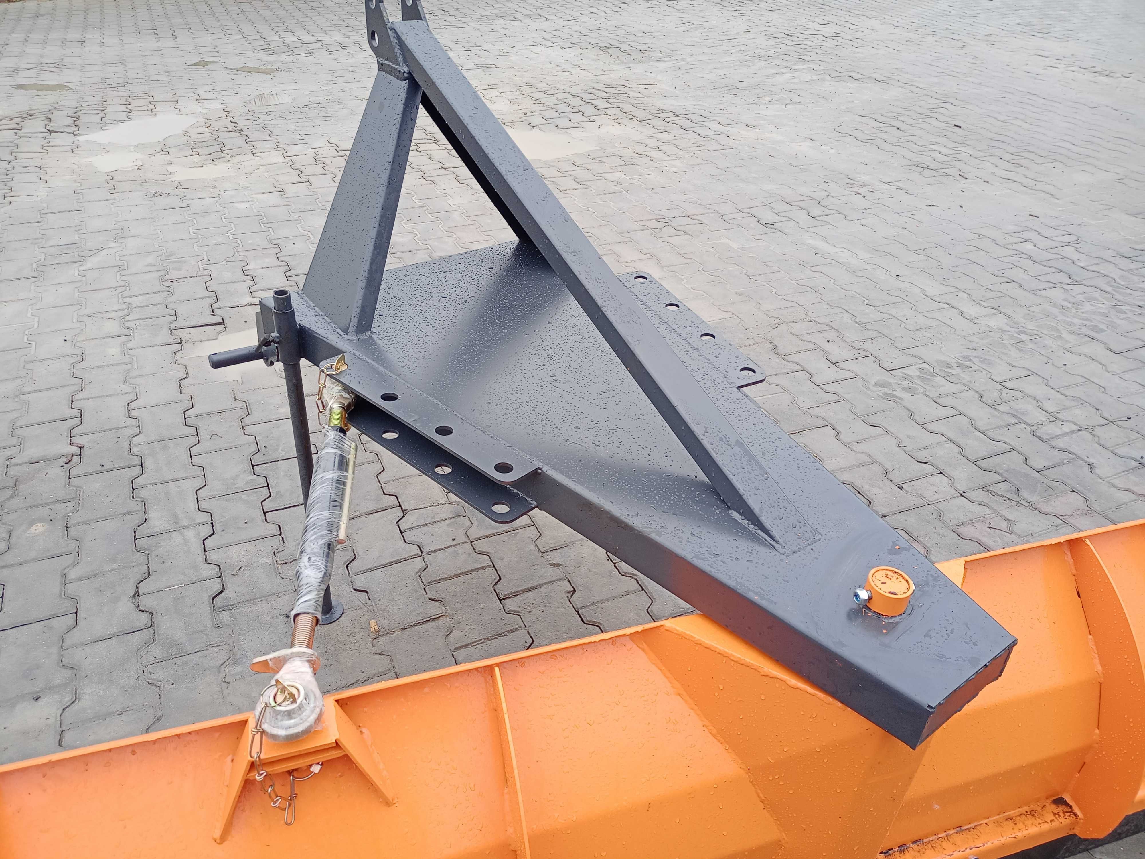Zgarniacz śniezny obrotowy 360stopni z płynną mechaniczną regulacją