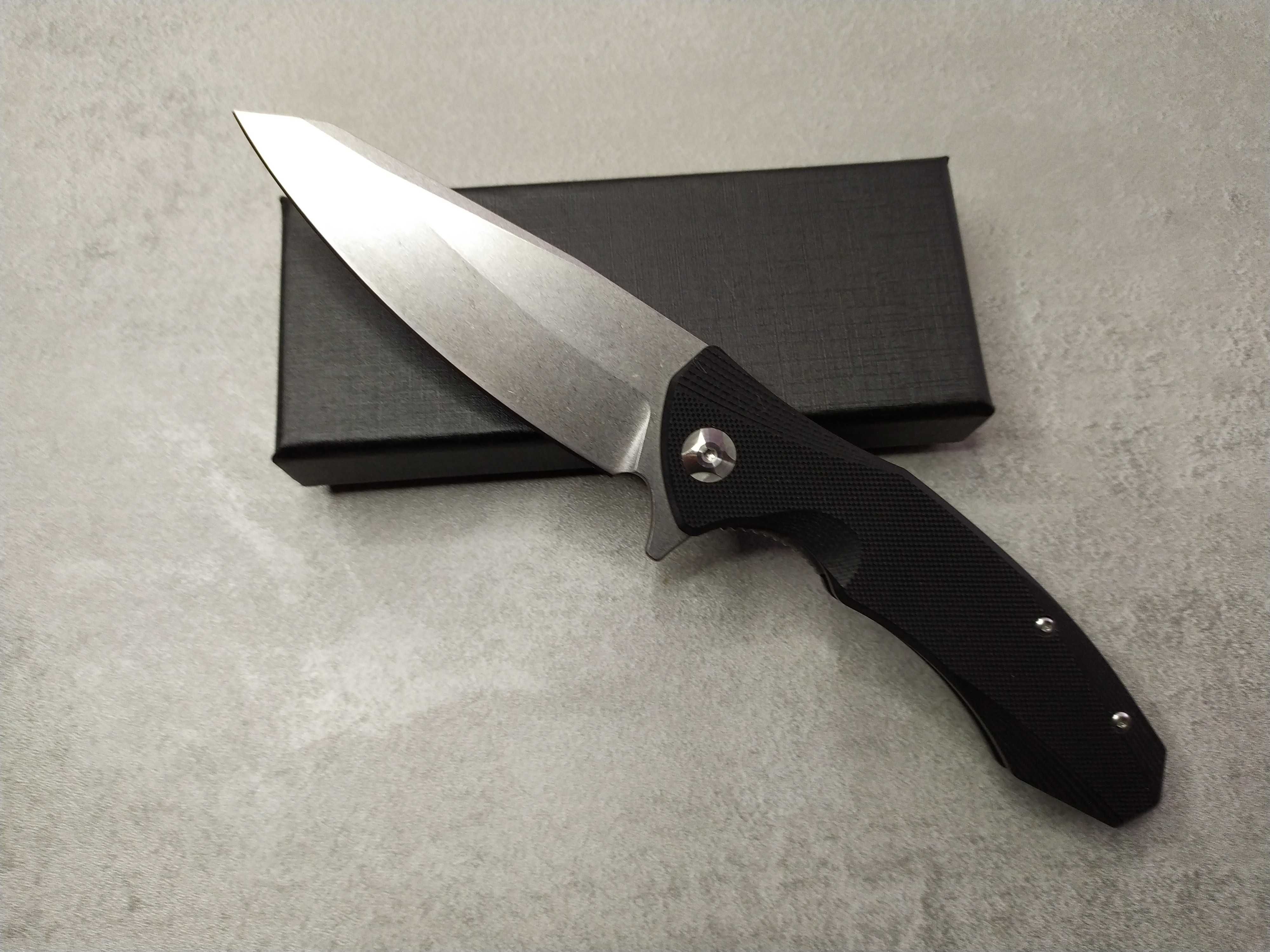 Нож FT220, клинок сталь D2 , G10 , Ніж складний, Фліппер, Складний ніж
