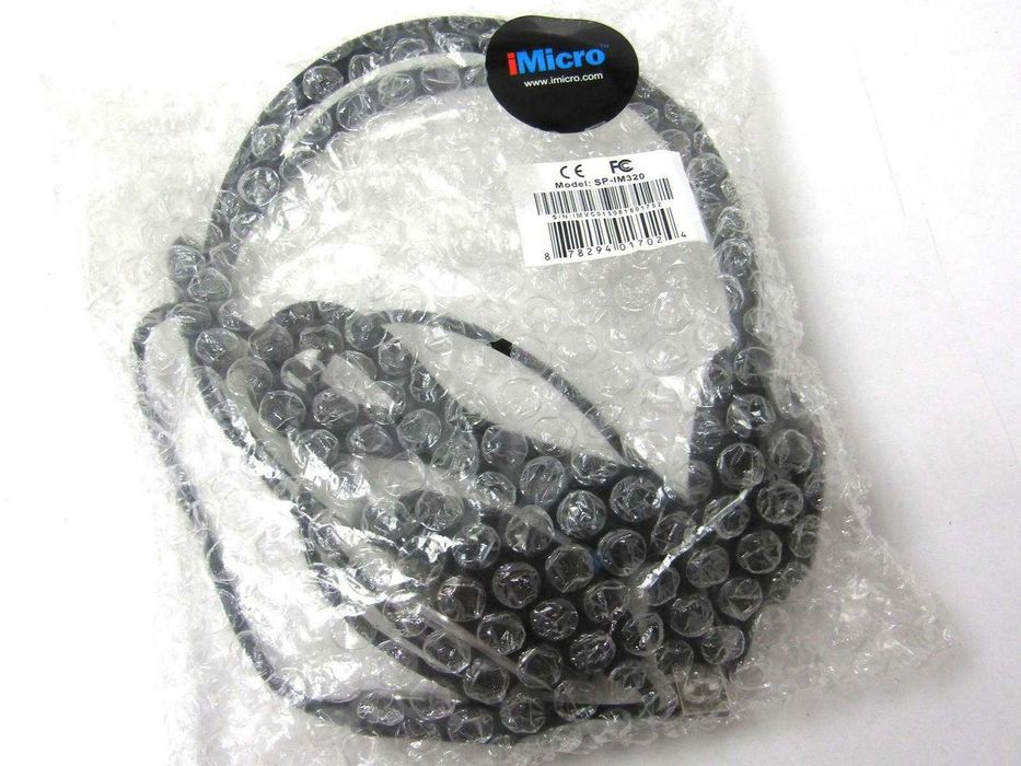 Нові навушники з мікрофоном iMicro SP-IMME282 USB для компютера юсб