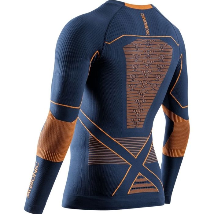Термокофта X-Bionic Energy Accumulator Light Shirt Ls M, marine/orange