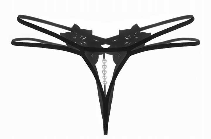 Majtki Dziurką Figi Koronka Bielizna Noc Poślubna Sexy Stringi