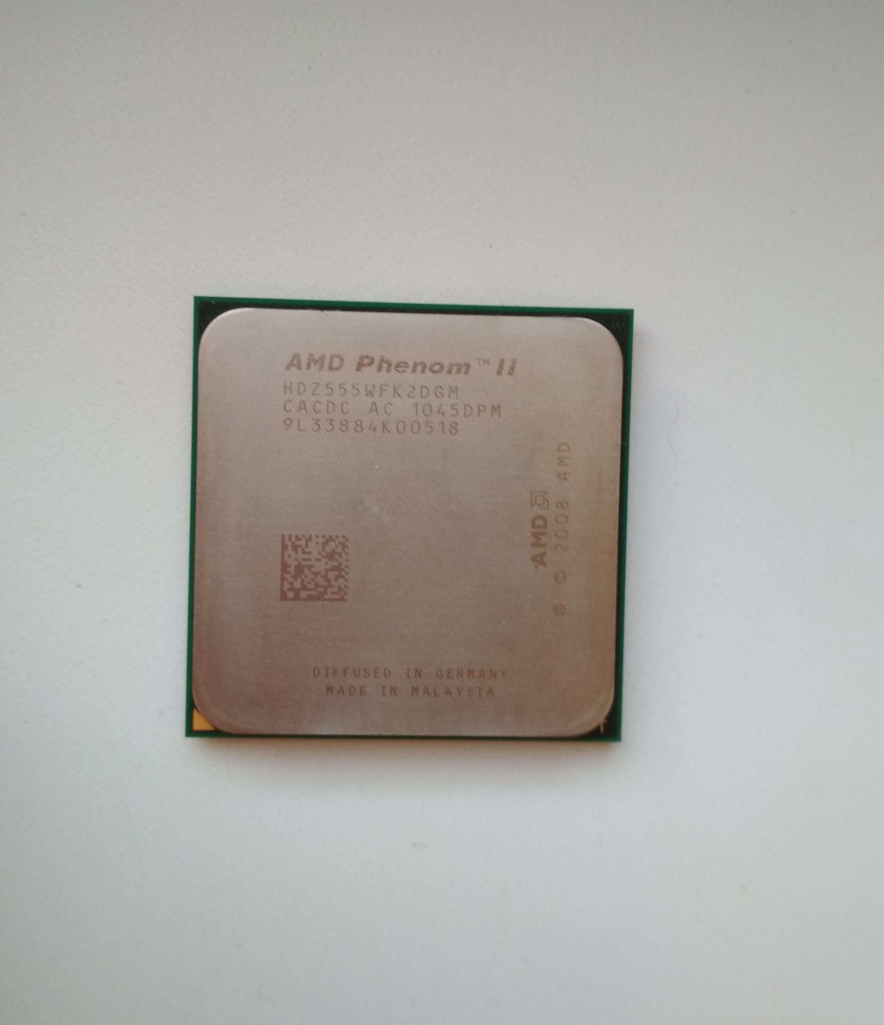 Athlon II X2 250 3.0 GHz, Phenom II X2 555 3.2 GHz