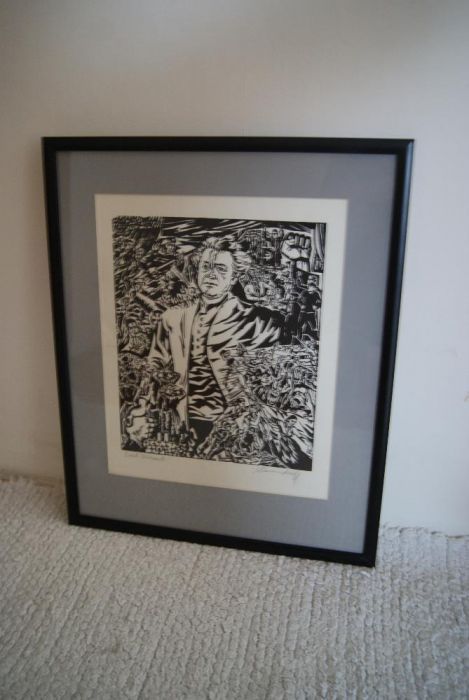 grafika drzeworyt Ullrich Bewersdorff