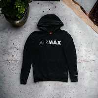 Nike czarna black air max bluza z kapturem/hoodie